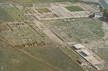 the site from the air