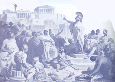 Pericles advocates invasion, taxation and shareholder value