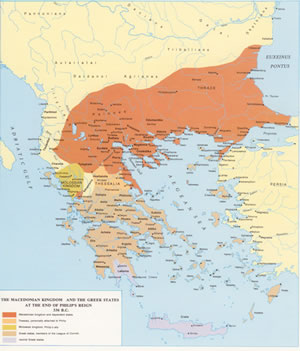 click to see larger map Macedonia