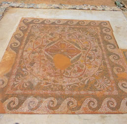 a mosaic floor from the 3d C BC