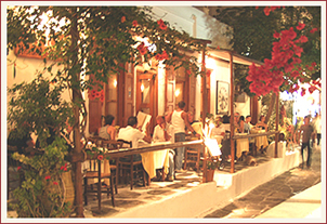the Avra is a pleasant spot to dine in